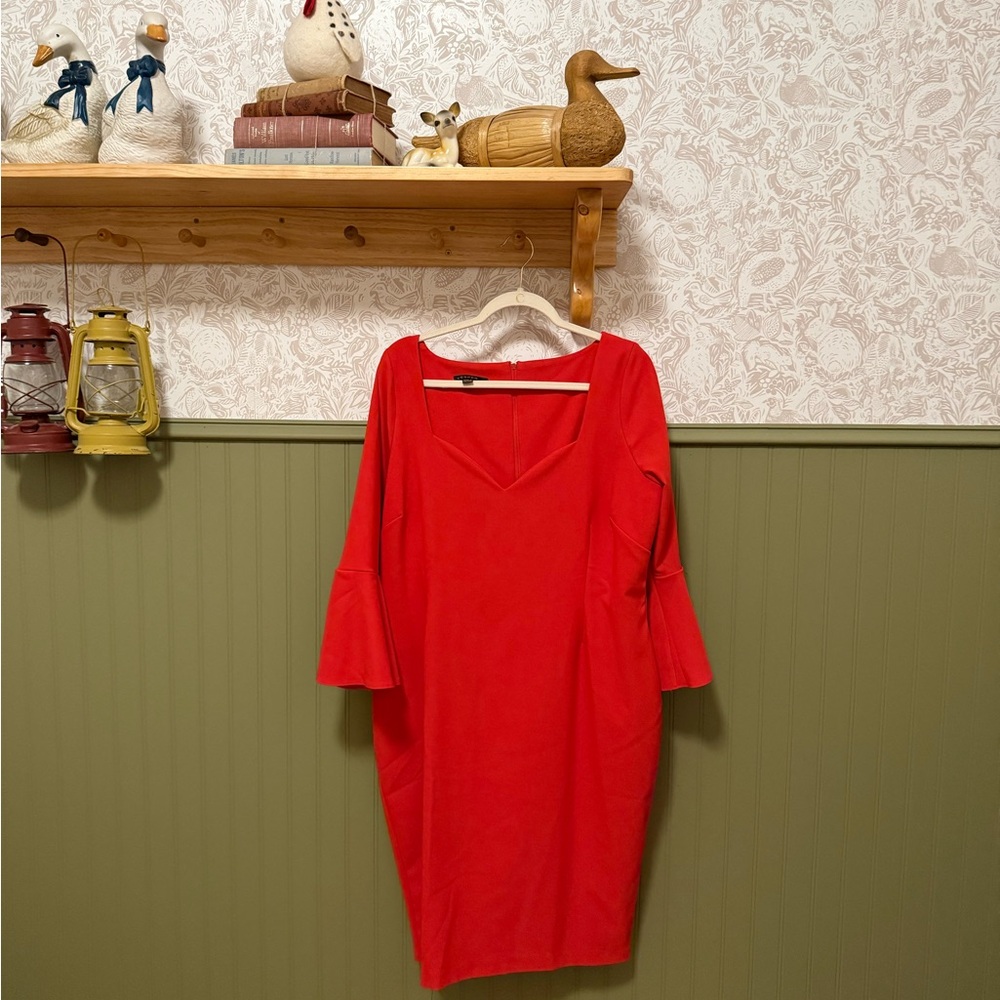 Elegant Red Women's Dress